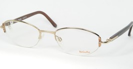 Amendements NIGURA N 1076 C Or Lunettes Semi Monture Cadre N1076 52-19-130mm - £43.30 GBP