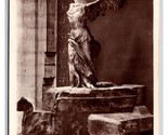 RPPC Alato Vittoria Di Samothrace Statua Musee Du Louvre Parigi Unp Cart... - £9.05 GBP