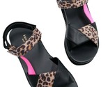 KATE SPADE Dotty Sandals Flatform Leopard Print sz 8 women - £35.68 GBP