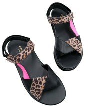 KATE SPADE Dotty Sandals Flatform Leopard Print sz 8 women - £35.58 GBP