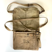 Original WW1 US Army Cavalry Canvas Leather Horse Feed Bag Field Gear Mi... - $1,262.20 MXN