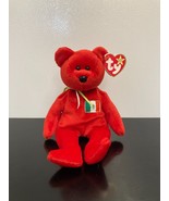 Retired Osito 1999 Ty Beanie Baby 6” Red Bear with tags! Preowned - $28.08 MXN