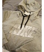 Nike Hoodie Dri Fit Performance Athletic Gray Mens 2XL XXL - $23.36
