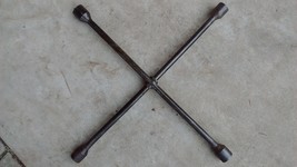 4- Way Lug Wrench --- 3/4 13/16 and 7/8 . Nice long handle for additiona... - $18.95