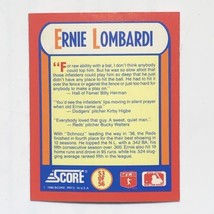 Ernie Lombardi 1990 Score #53 MVPs Magic Motion 3D Hologram MLB Baseball Card - £0.78 GBP
