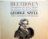 Beethoven Symphony No. 1 In C Major; Symphony No. 2 In D Major [Vinyl] - £40.17 GBP