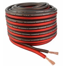 Bullz Audio BPES10.25 25&#39; True 10 Gauge AWG Car Home Audio Speaker Wire Cable Sp - £16.41 GBP