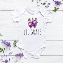 grape onesie®, baby shower gift, baby onesie®, vineyard baby gift, wine onesie®, - $18.90