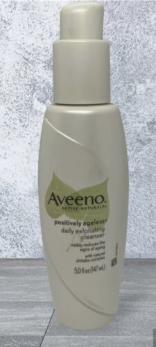 Aveeno Positively Ageless Daily Exfoliating Cleanser Shiitake Complex 5.0 oz NEW - $62.60