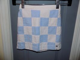 Vineyard Vines Pink/Blue Seersucker Patchwork Whale Skirt Size 5 Girl's EUC - $26.10