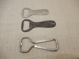 Lot of vintage metal advertising bottle openers-Krueger Cream Ale, Rheingold... - £15.98 GBP