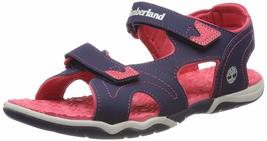 Timberland Unisex&#39;s Open Toe Sandals, Navy Pink, 5.5 UK - £25.63 GBP