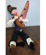 Vintage Klumpe Roldan Bagpipe Felt Cloth Doll Spain - $1,298.98 MXN