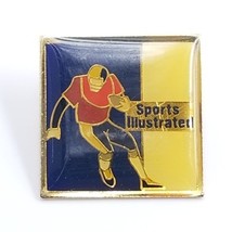 VTG Football Player Sports Illustrated Magazine Enamel Lapel Pin Media A... - £5.63 GBP