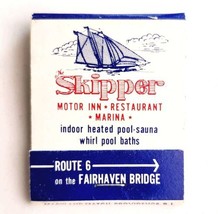 Skipper Motor Inn Vintage Matchbook Fairhaven Nautical Matches Unstruck ... - $373.45 MXN