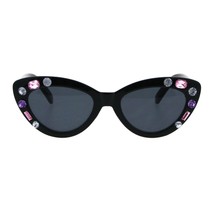 Niña Gafas de Sol Moda Infantil Bejeweled Cateye Sombras UV 400 - £8.66 GBP