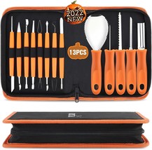 Pumpkin Carving Kit Tools For Halloween, Chrystal 13 Pc. Professional, L... - $44.92