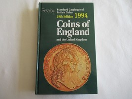 VINTAGE COIN BOOK 1994 SEABY CATALOGUE COINS OF ENGLAND &amp; THE UK 29th ED... - $710.61 MXN