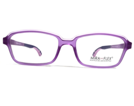 Miraflex Kids Eyeglasses Frames TOM C.133 Purple Rectangular Full Rim 49-17-135 - £55.88 GBP