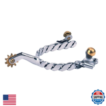An item in the Sporting Goods category: Weaver Leather Roping Horse Spurs, Submarine, 1.75"; Ladies' Size