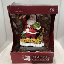 Christmas Santa Stocking Holder Original Open Box Holiday Time Brand - £21.71 GBP