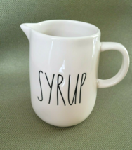 Rae Dunn &quot;Syrup&quot; White Artisan Collection By Magenta Small Pitcher Ll - £18.37 GBP