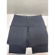 Tommy Bahama Mens Lyocell Cotton Straight Leg Pants Lightweight Black Si... - $558.84 MXN
