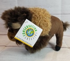 Conservation Critters Plush American Bison Buffalo Wildlife Artists Stuffed NWT - £10.85 GBP