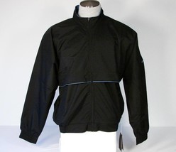 Nike ClimaFit Golf Black Zip Front Jacket Mens Medium Med M NWT $95 - £50.43 GBP