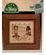 The Trilogy Cross Stitch Chart - Simple Blessings with Charms Friendship... - $21.52