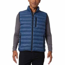 32 Degrees HEAT Puffer Vest W/Zip Chest Media Pocket Blue Men&#39;s Sz L NWT - $461.01 MXN