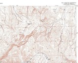 Bull Mountain Quadrangle Wyoming 1952 USGS Topo Map 7.5 Minute Topographic - £19.11 GBP