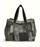 Oversized Recycled Denim Tote Bag: Extra Large Travel Weekender - $3,864.71 MXN