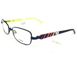 Kensie MISMATCH NV Niños Gafas Monturas Azul Amarillo Rectangular Rayas 135 - £29.69 GBP