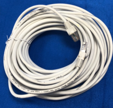 50ft White Ethernet Network Patch Cable - RJ45 - High Speed Internet LAN - $7.91