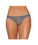 FREE PEOPLE Womens Thongs Lingerie Lace Dark Grey Size L OB588159 - £29.14 GBP