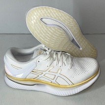 Woman ’S ASICS Metaride Blanc / Pure Or Chaussures Course Taille 9.5 US - £134.13 GBP