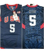 Mitchell &amp; Ness 2008 Olympics Dark Jersey Jason Kidd #5 Team USA Blue Si... - £215.92 GBP