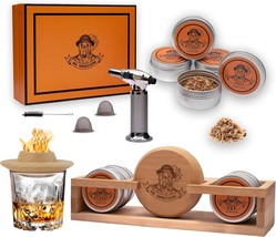 Smoked Cocktail Kit - Old Fashioned Cocktail Kit With Torch And Bar Deco... - $64.95