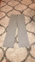 Banana Republic Martin Fit Light Gray Trouser Pants Size 2 Italian Fabric - £6.28 GBP