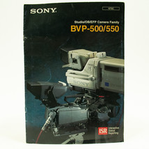 Vintage Sony BVP 550 Studio Color Video Camera Specs Information Pamphlet - $8.68