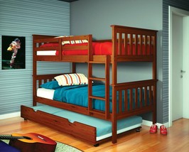 William Bunk Bed for Kids with Trundle - £572.95 GBP