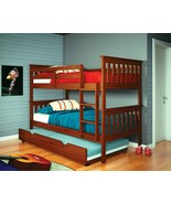William Bunk Bed for Kids with Trundle - $1,015.04 CAD