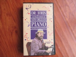 HS Dr. John Teaches New Orleans Piano Lesson 1 , Video Cassette /  Free Ship - £10.82 GBP