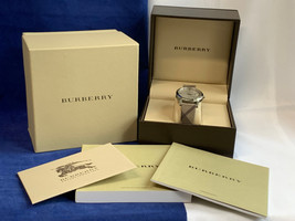 Burberry Wrist Watch Swiss Made Sapphire Crystal #20907 in Box w/ Papers Running - £181.97 GBP