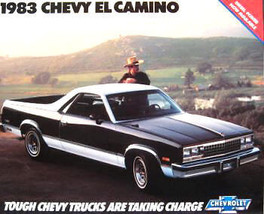 1983 Chevrolet El Camino Sales Brochure, 83 SS MINT - $7.95