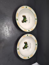 John Deere Cereal Bowl Set, Soup Bowl Duo, Nothing Runs Like A Deere Gib... - $21.78