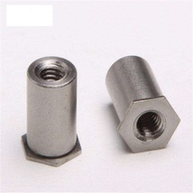 1000Pcs SOS-3.5M3-8 Thru-hole Threaded Standoffs Crossing Crimped Col Standoff image 7