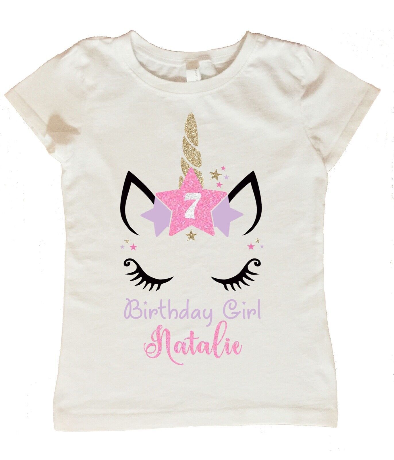Unicorn Birthday Shirt, Personalized Unicorn Birthday Shirt, Custom Unicorn Tee