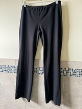 Eileen Fisher Black Viscose Lycra Pull on Stretch Pants SZ PS EUC - £52.68 GBP